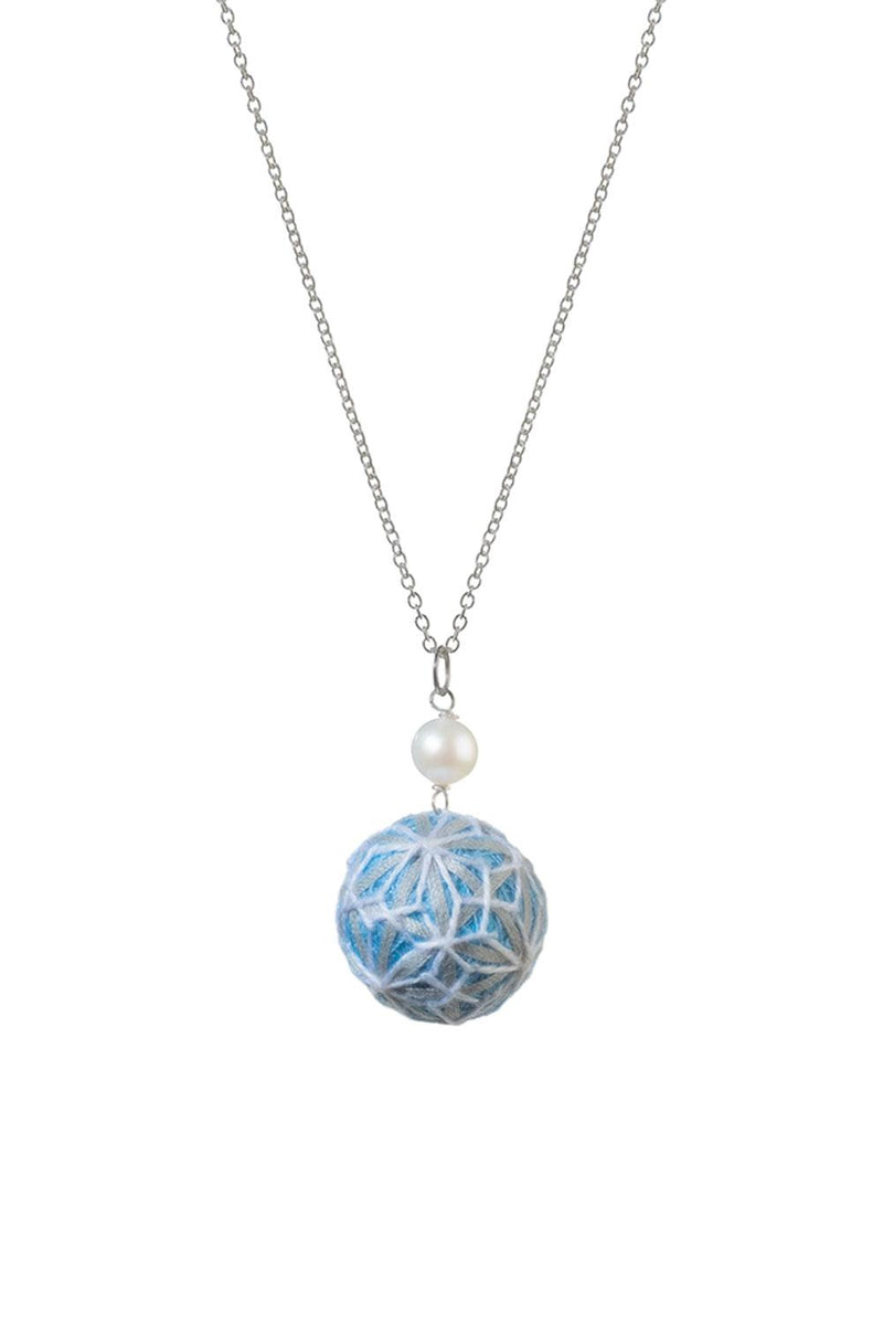 Colar Temari Azul