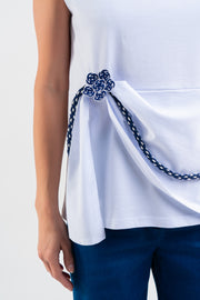 Blusa Cinto Mizuhiki branca
