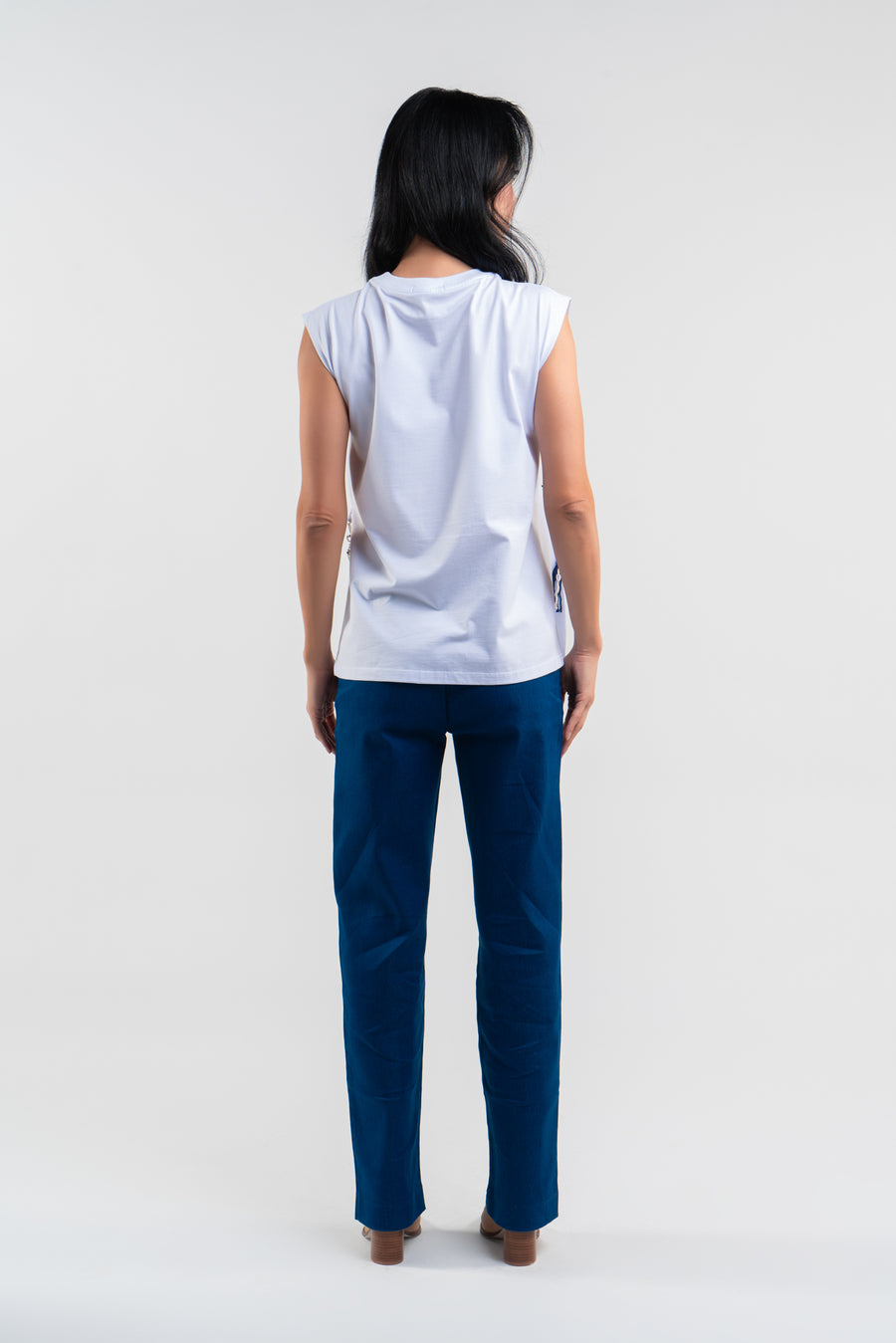 Blusa Cinto Mizuhiki branca